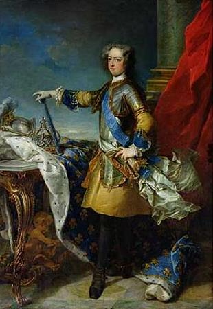Jean Baptiste van Loo Portrait of King Louis XV
